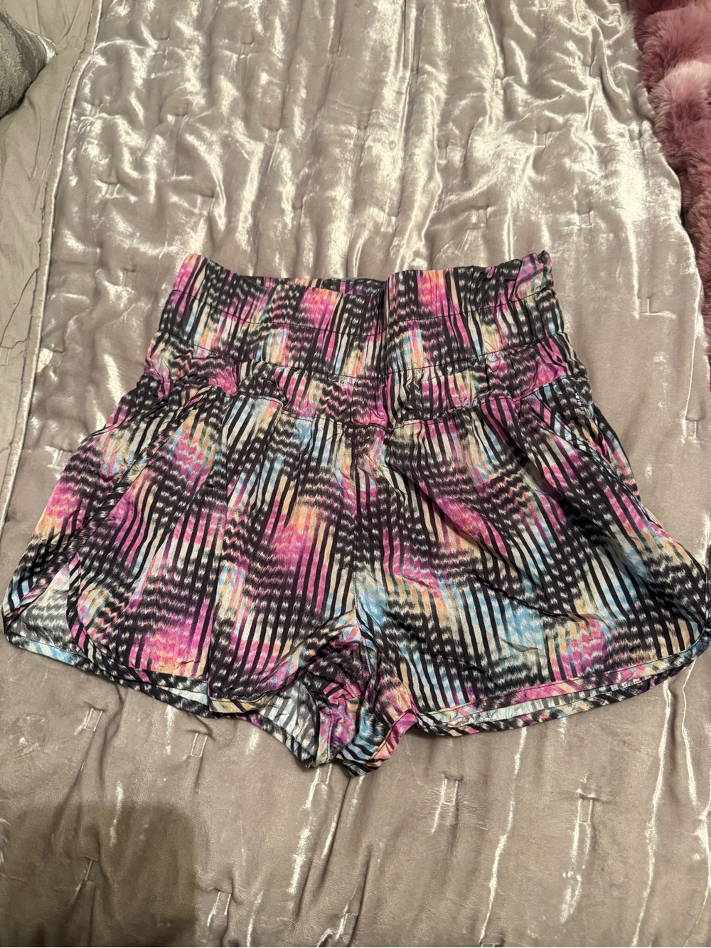 Free People High-Waist Multicolor Printed Women’s Shorts